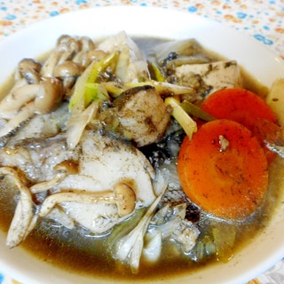 タラと白菜の黒ごまタンタン鍋